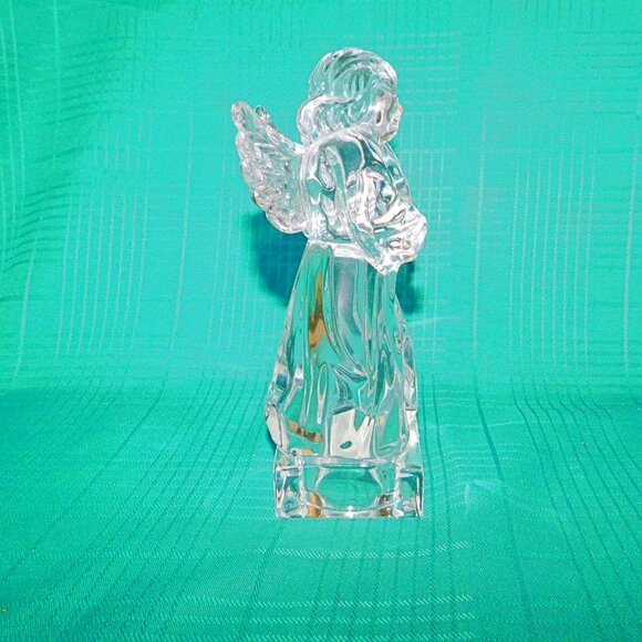 Mikasa crystal figurine Herald Collection Angelic Violin Germany mint condition - Picture 3 of 7